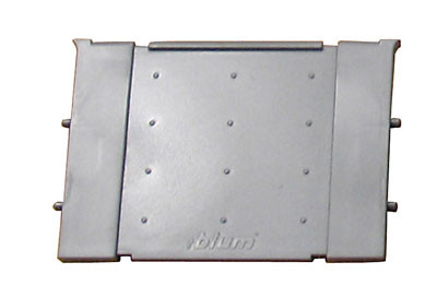 Tray Components for Additions to Sets, Single Divider Gray 3-1/2" W