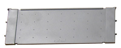 Tray Components for Additions to Sets, Double Divider Gray 7" W