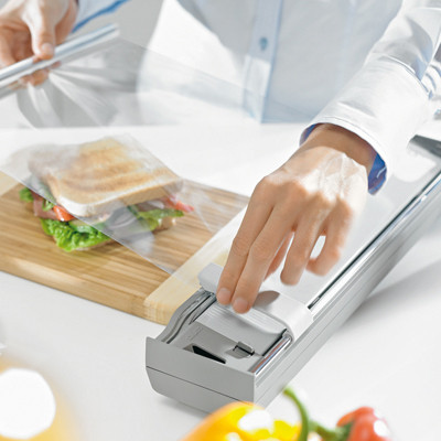 Blum Orga-line Dispenser, Plastic Wrap Gray