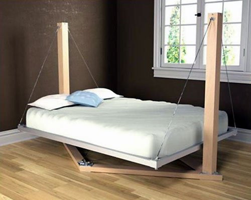 Unfinished Hanging Swing Bed , Choose Size, Requires Assembly Model2