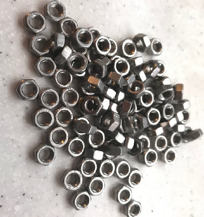 Metric hex nut, Stainless steel 18-8 (A-2) Choose your size pack of one