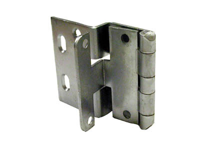 Thick Door Overlay Hinges,Chrome Powder Coat