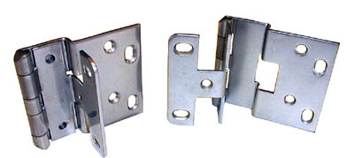 Half Overlay Hinges, Similar To # C848 Pc27 Zc8362 Pc27 ,Chrome Powder Coat
