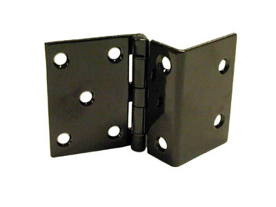 Inset Door Hinges,Gloss Black