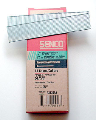 Senco 18 Gauge Brad Nails, 3/4" Box Of 5000