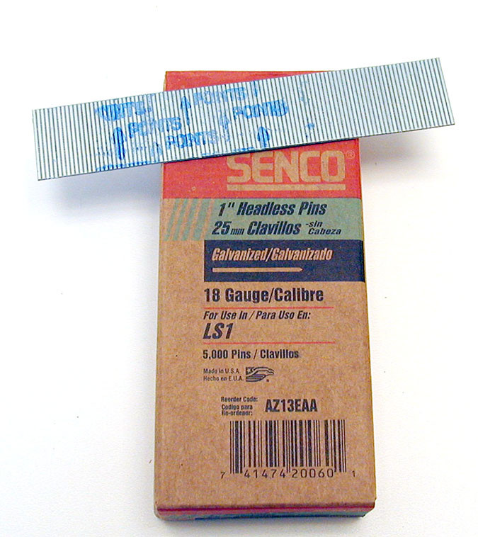 Senco 18 Gauge Headless Brads, 4" Box Of 5000