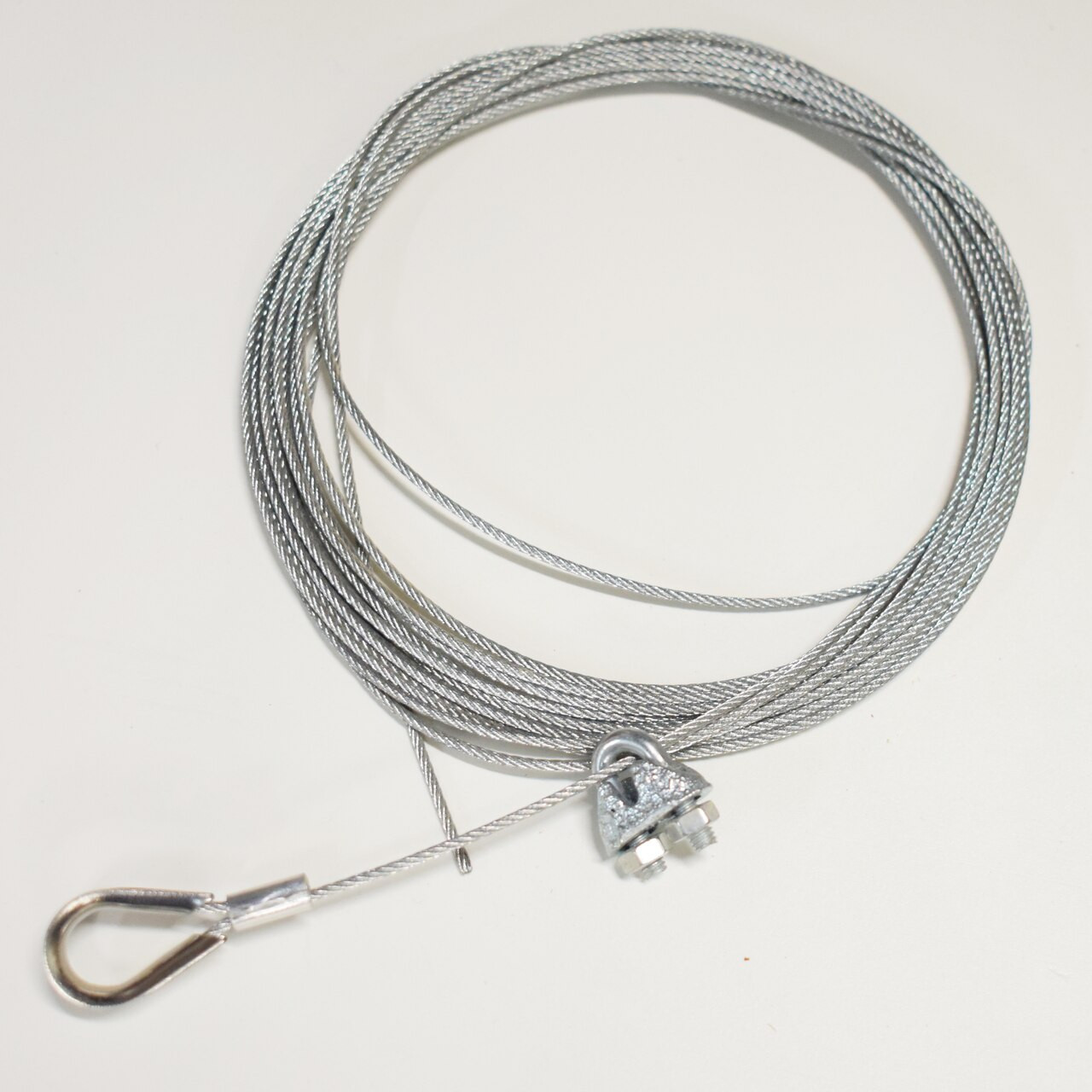 Pair (2pc) Garage Door Cables Wire Rope Galvanized Custom Wire Rope