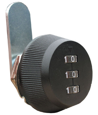 FJM Security Products Combi-Cam Locks,Black 1-1/8"