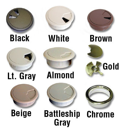 Cable Grommet, 2" (50mm), Beige 2" (50Mm)