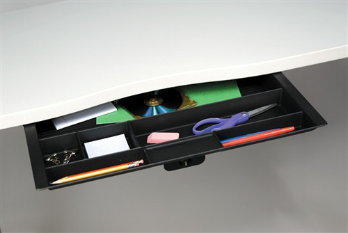 Black, Wide Pencil Drawer Kit