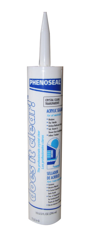 Phenoseal Vinyl Adhesive Caulk, Almond 10 Oz.