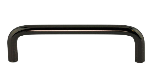 4" Solid Brass Wire Pull Black Nickel