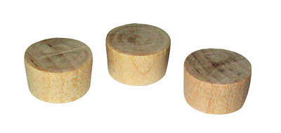 Plugs, Birch 3/8"