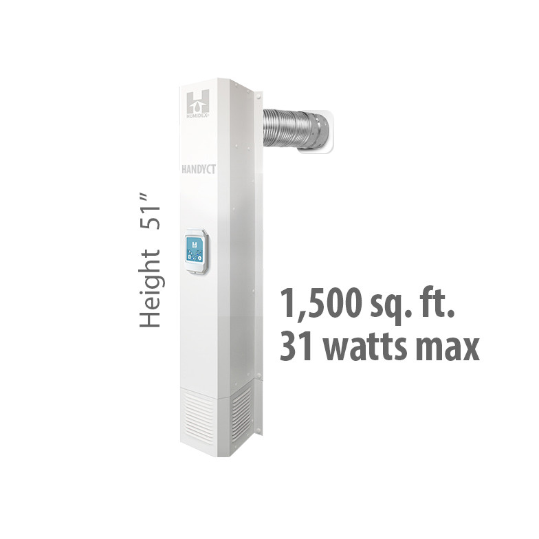 Humidex High Crawlspace Unit,  51" High Digital Standard
