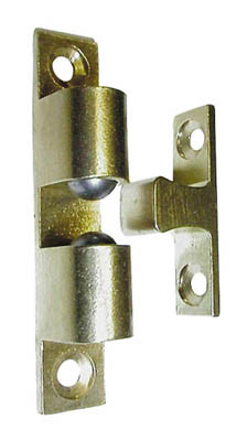 Twin Ball Adjustable Catches, Dull Brass 1-3/4"