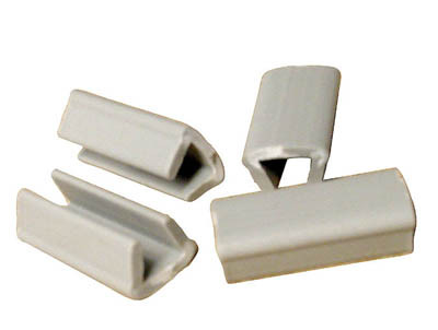 Pro-Pack 10pcs, Plastic Clip Guide, 1-1/8" Long
