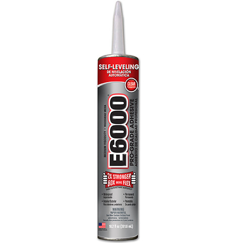 E6000 Industrial Adhesive, Cartridge 10.2 Ounce