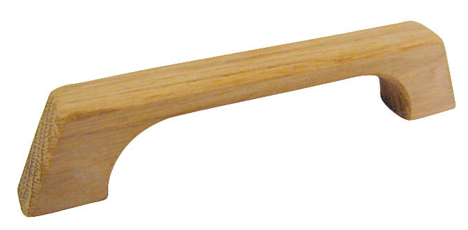 Unfinished Wood Pull/Square,Oak 5-1/2" L