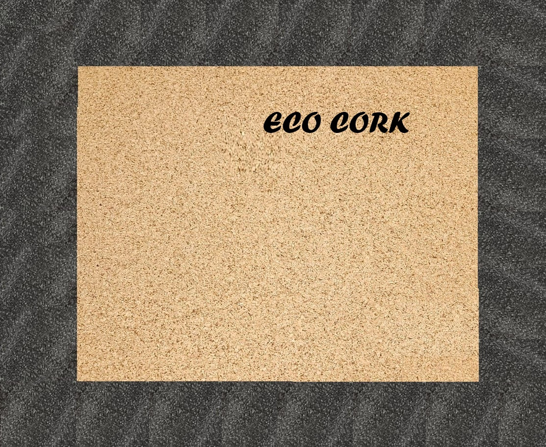 Eco Cork Plastic Bottom or Real Cork Rectangular Mat Liner for Drawers or Metal Shelves Trimmable , Choose your Material and exact Size Waterproof 100%, Industrial Quality