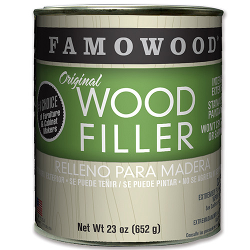 Famowood Wood Putty Pints, Mahogany 1 Pint