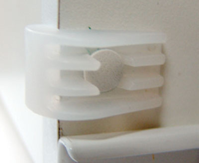 Fast Cap Drawer Bumper, White