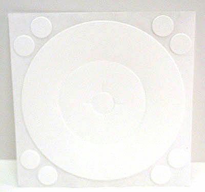 Adhesive Miscellaneous Caps, White Plumbing Cap P3