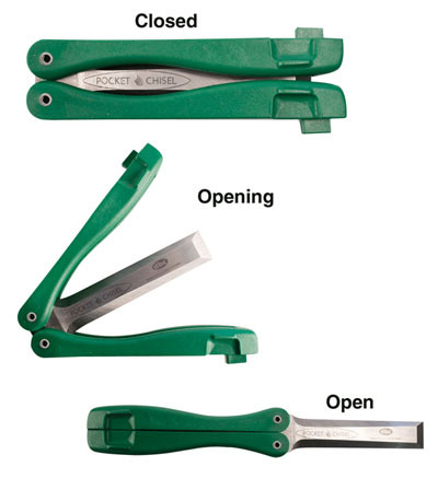 Pocket Chisel, Yellow 1/2"