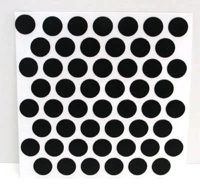 Adhesive Cap PVC 9/16", Pvc Black 9/16" (14Mm)
