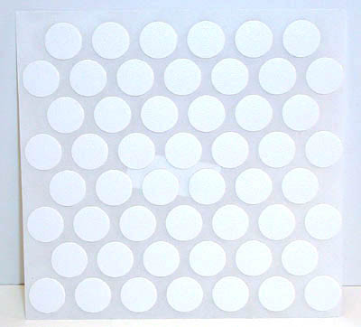 Adhesive Cap PVC 9/16", Pvc White 9/16" (14Mm)