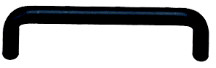 PULL, 3-1/2" BLACK ALUM