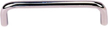 PULL, 4" WIRE BRT CHROME