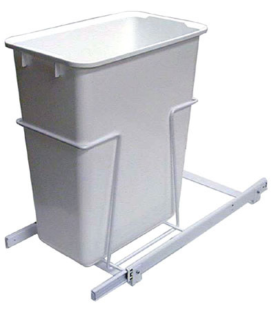 Narrow Bin Slide Out, 35 qt, Similar To # Fepsw10 1 30W Fepsw12 1 30W White 18-3/4"H X 9-5/16"W X 20"D