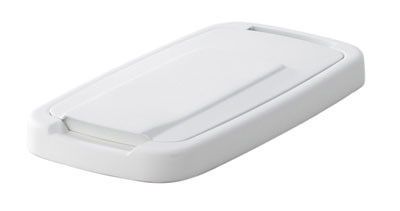 Waste Bin Lids, 20 Qt White Ch