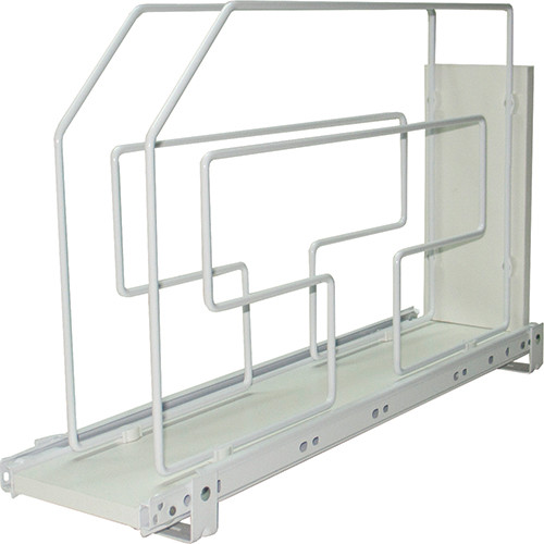 KV Rollout Tray Divider, White 13-3/4" H X 6" W X 22" D
