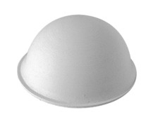 Adhesive Door Bumper 7.5Mm Diameter X 2Mm Depth, Nylon 75pcs