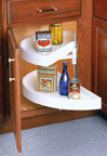 Half Moon Lazy Susans-Pivot Only, Two Shelf Pivot Only, No Shelf Pull-Out, 13-3/4"