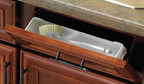 Plastic Sink Tip-Out Trays, 14"L x 1-5/8"D x 3"H,No Tab Stops, White