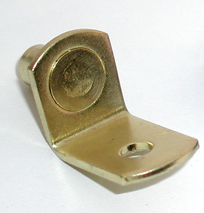 L-Shaped Supports, Brass 1/4"