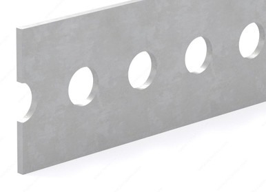 1 3/8" Wide Perforated Flat Bar steel ,3/8"Holes 3/8" spacong 5/64"Thick, Choose your size.