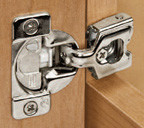 108D One Piece Face Frame Hinges, 7/16", Dowel Cup, 42mm