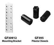 Pilaster Mounting Brackets/Pilaster Dowels, Brackets
