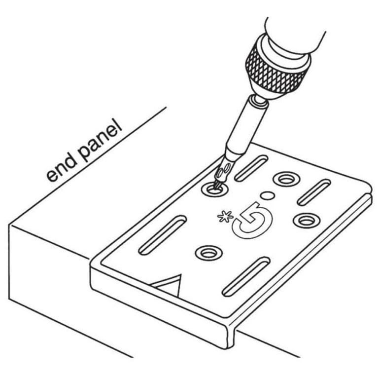 Euro Hinge Drilling Template, Grass Euro Hinge Drilling Template, Grass GF 13161