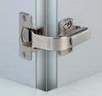 Pie Cut Corner Hinges, 45mm, Screw On Cup, Self-Closing