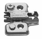 Single Cam Height Adjustable-Open Hole for Wood Screws, 0mm, ME314.393.69.0015