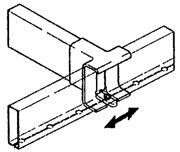 Grass Zargen Drawer Systems, Divider Railing Clips, White