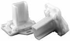 Grass Epoxy Slide Rear Mounting Sockets, Brackets, Mounting Brackets, Adjustable, White, Right