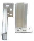 Grass Epoxy Slide Rear Mounting Sockets, Brackets, Adapter Brackets, White,PAIR