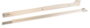 Epoxy Coated 100 lb. Cabinet Members, Epoxy Coated Euro, 3/4, 100 lb, White, 22-3/4"