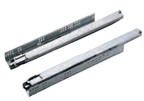 132 lb. Dynapro 3-D Heavy Duty Undermount Slides, Undermount, Heavy-Duty Slides, Full, Soft-Close, 132 lb, Zinc, 27"