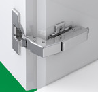 110D Tiomos Self-Close, Blind Corner Hinges, Impresso, 42/45, Overlay